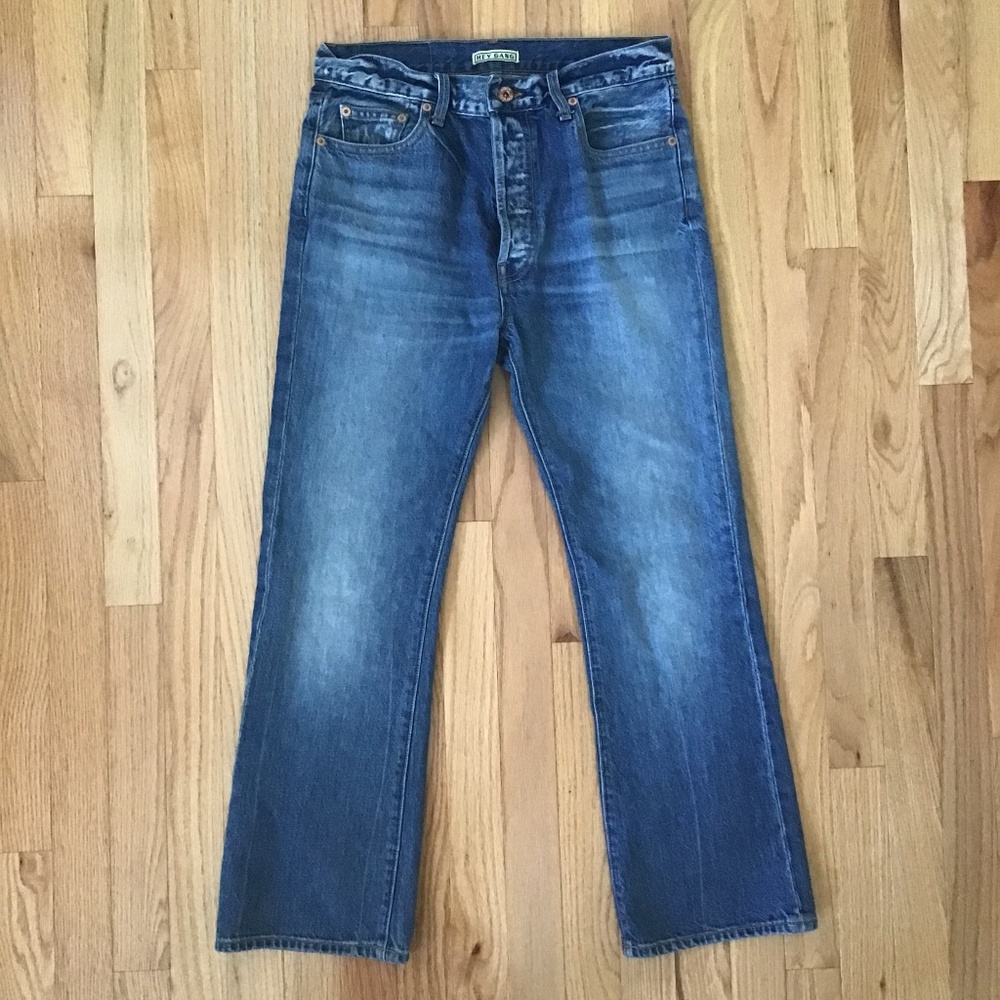 🚀SOLD ON INSTA🚀 Hey Gang Jeans - SZ 26 - 100% Japanese Cotton Denim